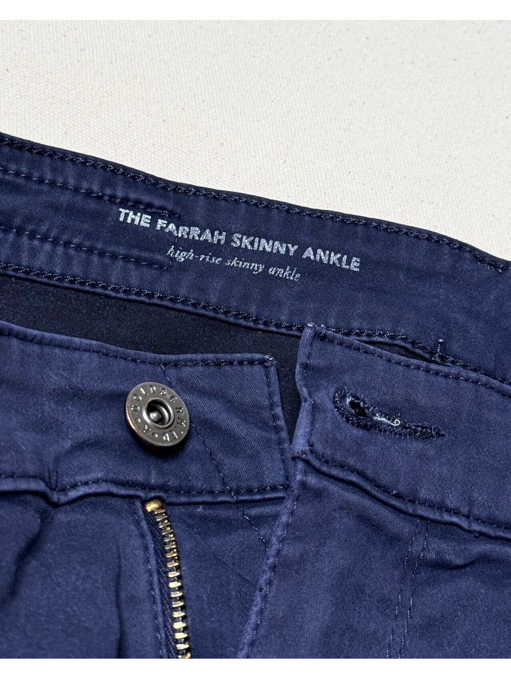 AG Adriano Goldschmied Farrah Skinny Ankle Navy Jeans Women’s 25R